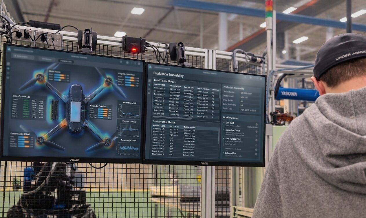 Robotic assembly cell at Innovative Automation in Barrie, Ontario