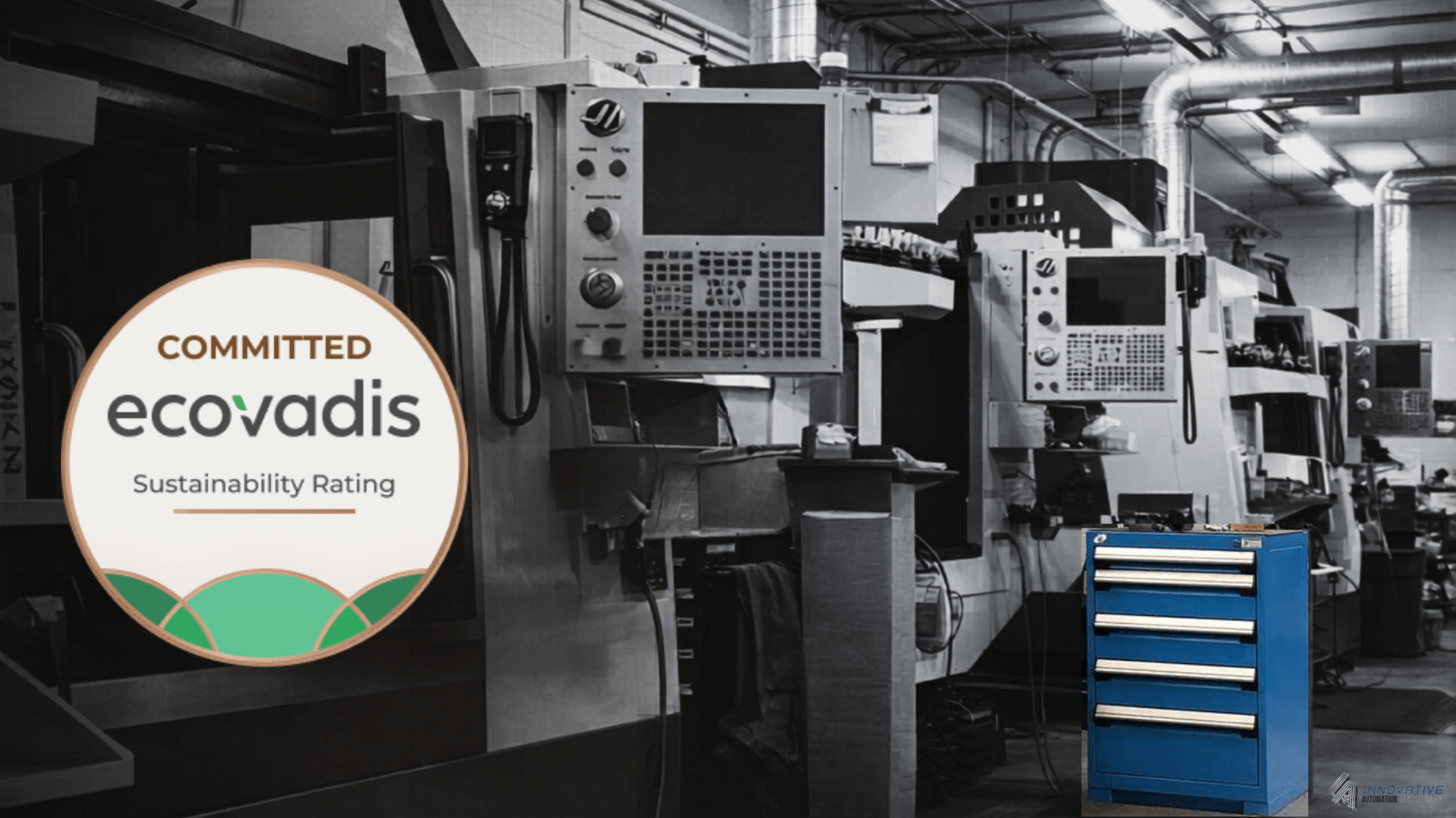 EcoVadis sustainability rating associated with responsible machining and material recovery practices